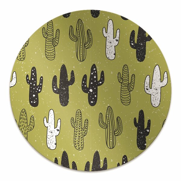 Office chair mat cacti