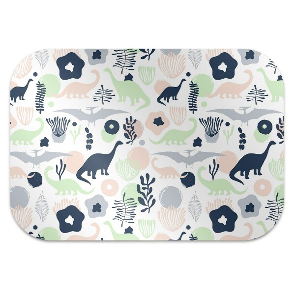 Office chair floor protector Dinosaurs