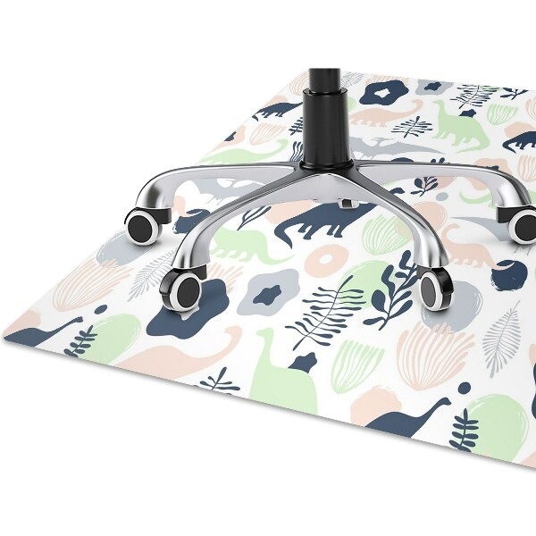 Office chair floor protector Dinosaurs