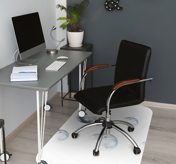 Office chair floor protector image Moons