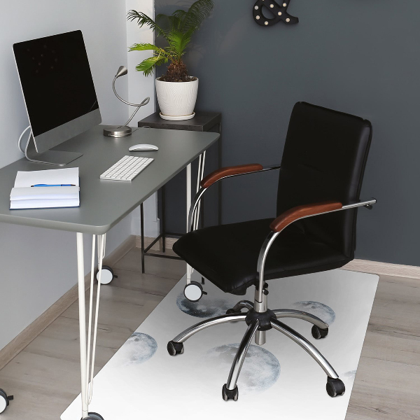 Office chair floor protector image Moons