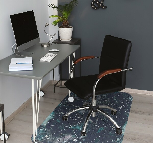Desk chair mat Night sky