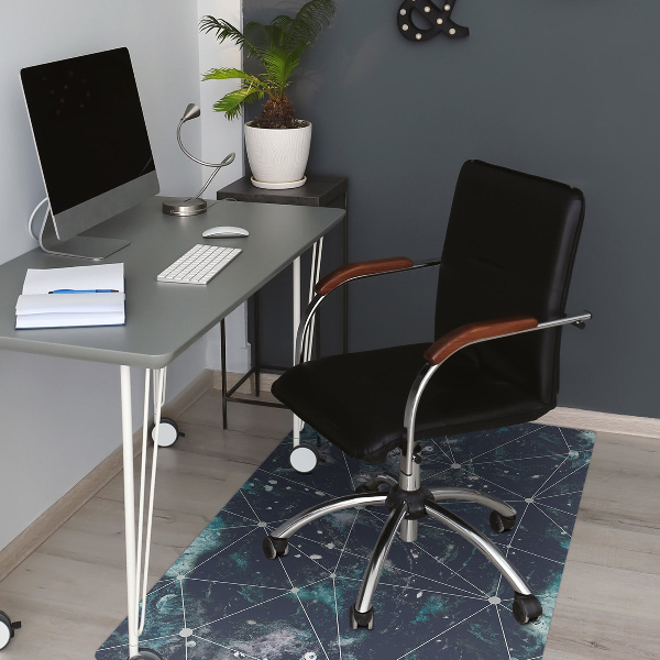 Desk chair mat Night sky