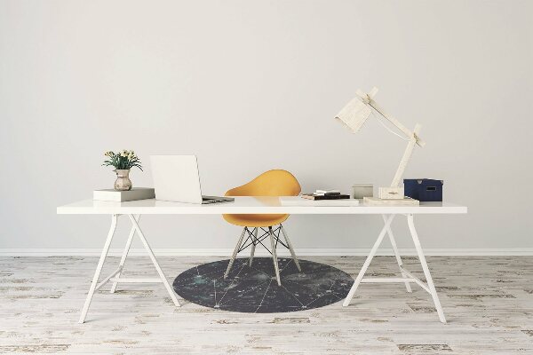 Desk chair mat Night sky
