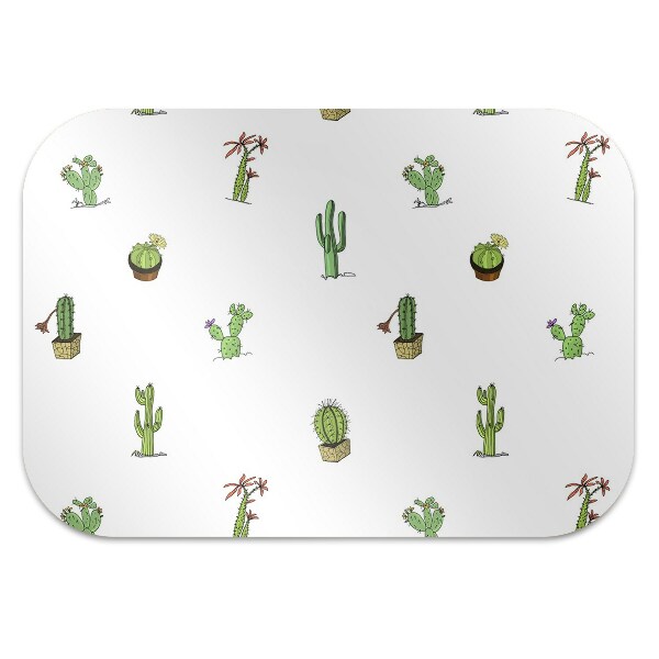 Office chair mat cacti