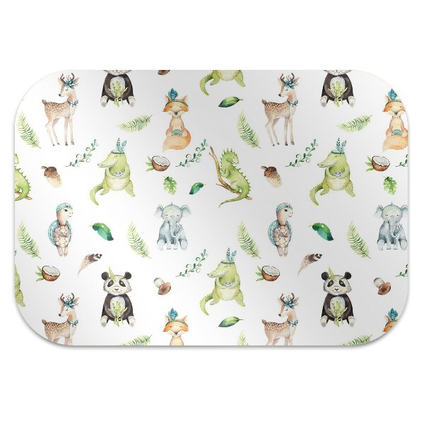 Chair mat floor panels protector amusement animals