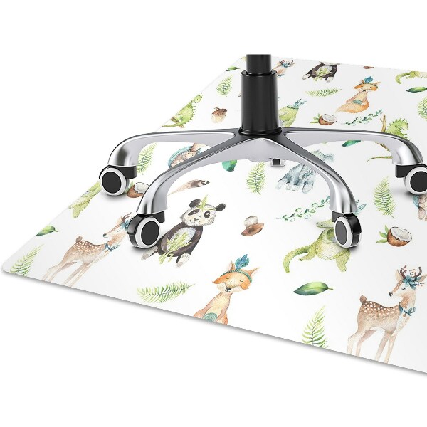 Chair mat floor panels protector amusement animals