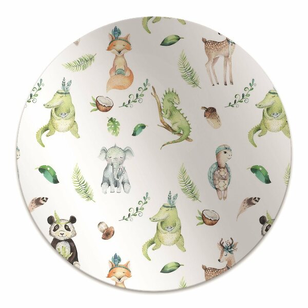 Chair mat floor panels protector amusement animals