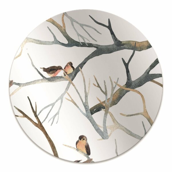 Chair mat Sparrows on the branches