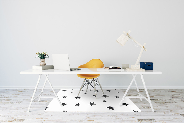 Office chair mat star