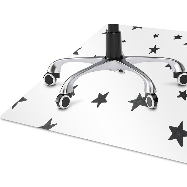Office chair mat star