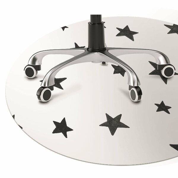 Office chair mat star