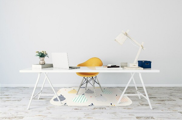 Office chair mat Pears