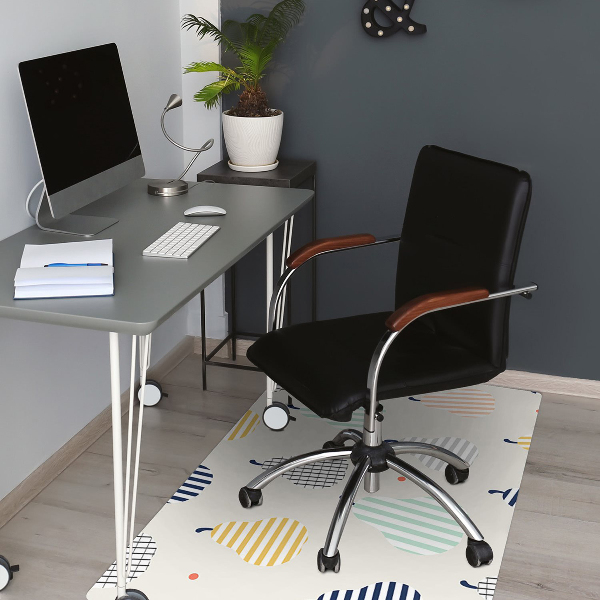 Office chair mat Pears