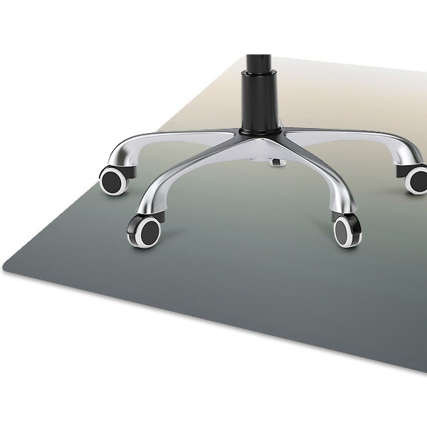 Office chair floor protector gradient Ombre
