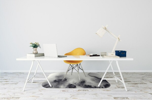 Office chair mat ink stains