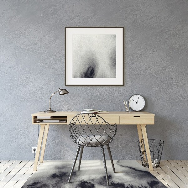 Office chair mat ink stains