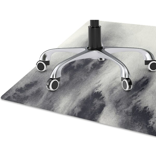 Office chair mat ink stains