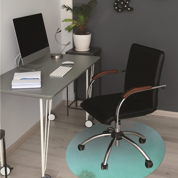 Chair mat floor panels protector Stains on canvas