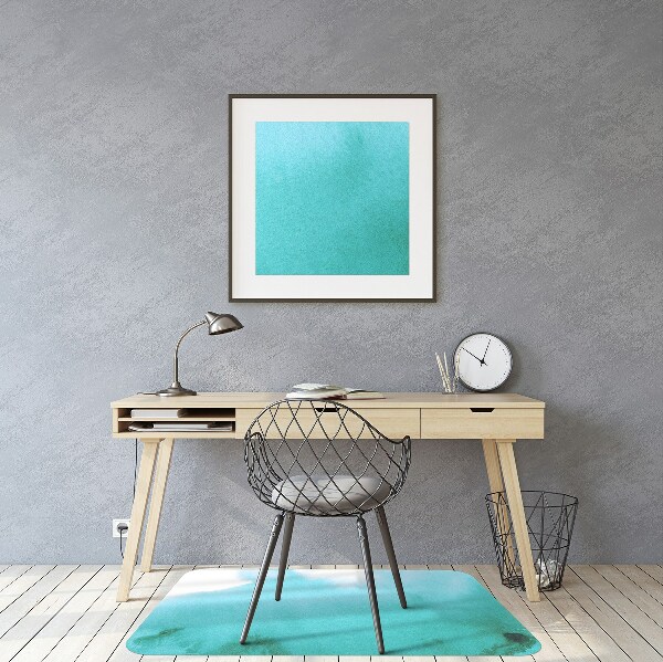 Chair mat floor panels protector Stains on canvas