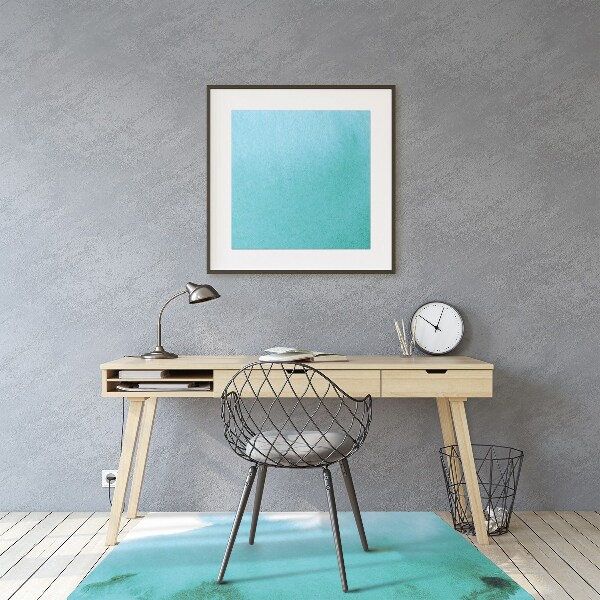 Chair mat floor panels protector Stains on canvas