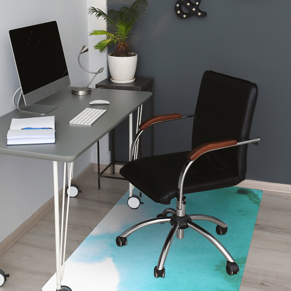 Chair mat floor panels protector Stains on canvas