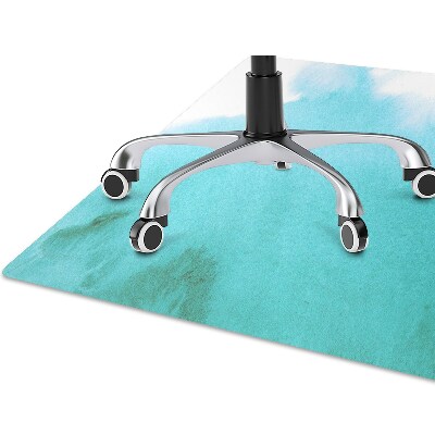 Chair mat floor panels protector Stains on canvas