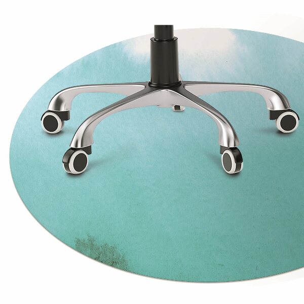 Chair mat floor panels protector Stains on canvas