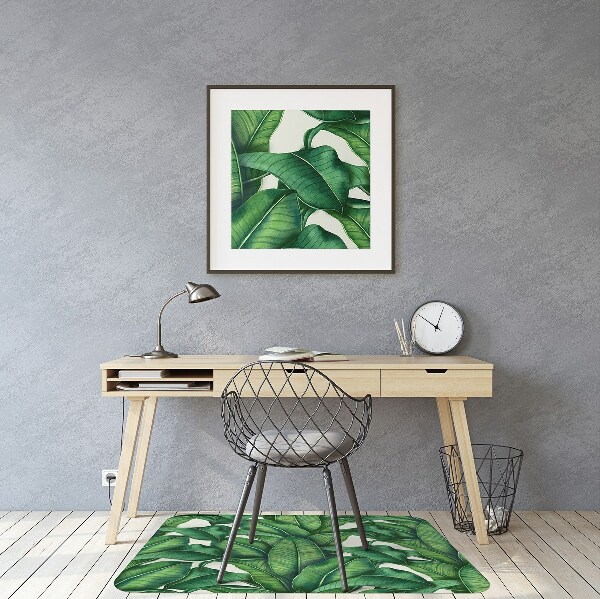 Office chair mat leaves Botanical