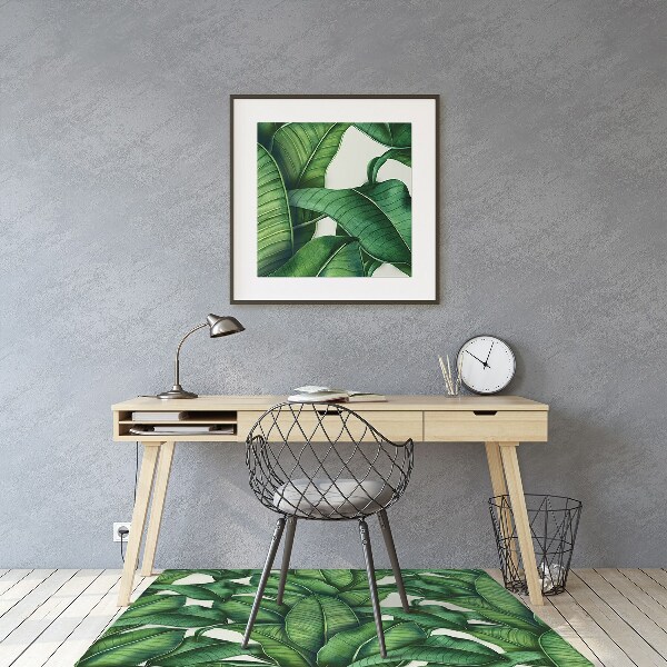 Office chair mat leaves Botanical