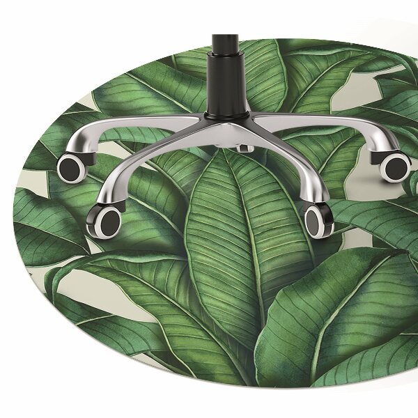 Office chair mat leaves Botanical