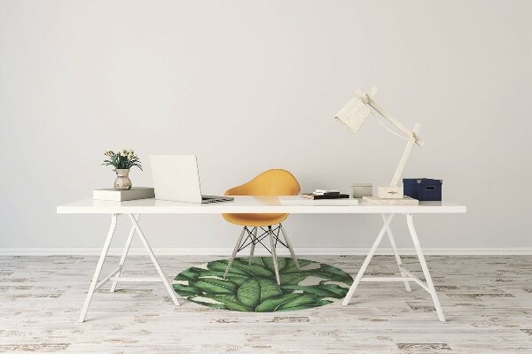 Office chair mat leaves Botanical
