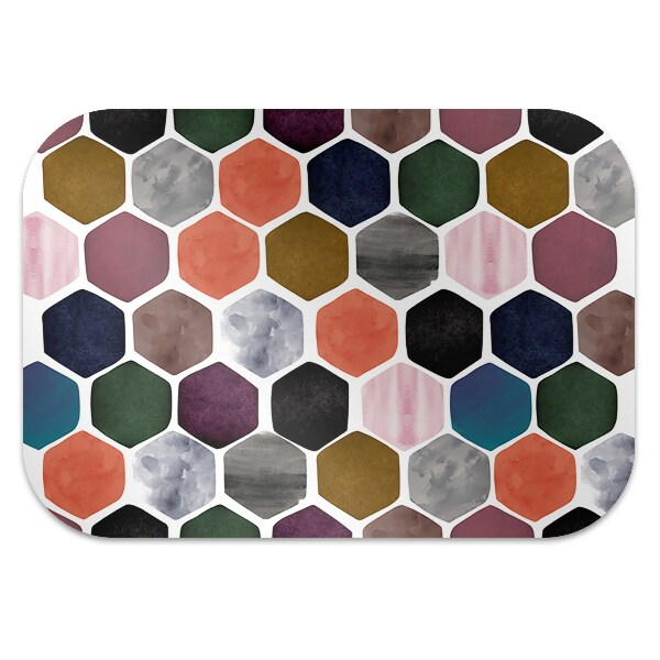 Desk chair mat Honeycomb