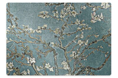 Desk chair mat Cherry Blossom