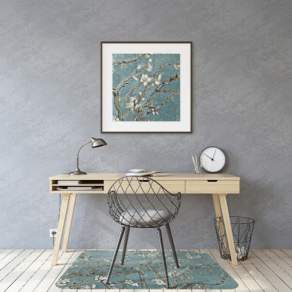 Desk chair mat Cherry Blossom