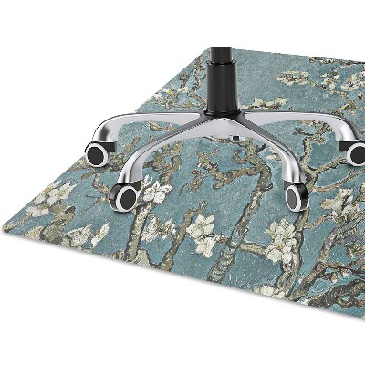 Desk chair mat Cherry Blossom