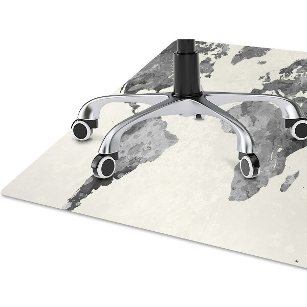 Chair mat Old world map