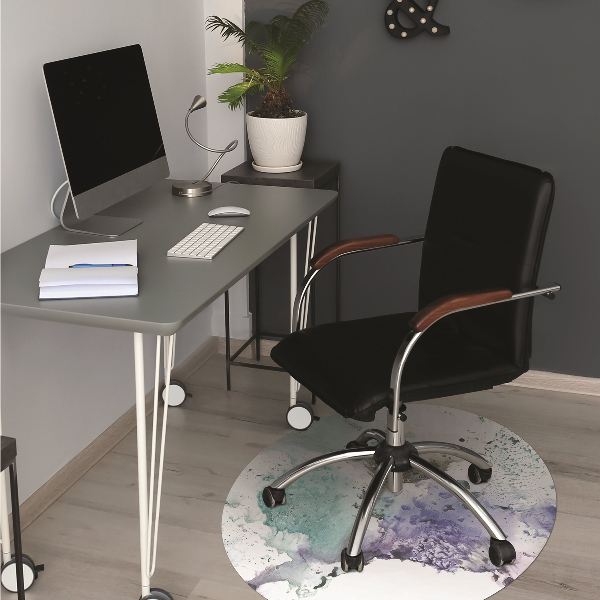 Office chair mat color ink