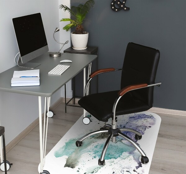 Office chair mat color ink