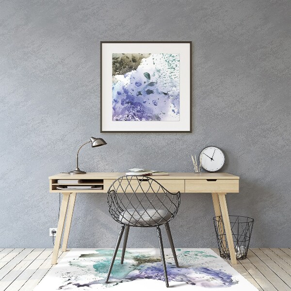 Office chair mat color ink