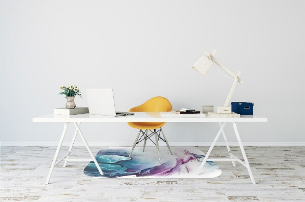Desk chair mat paint Stains