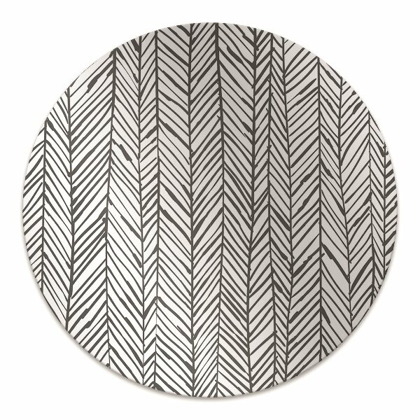 Office chair mat herringbone