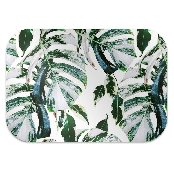 Computer chair mat palm leaves