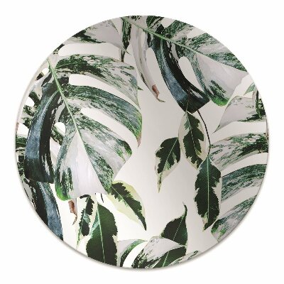 Computer chair mat palm leaves