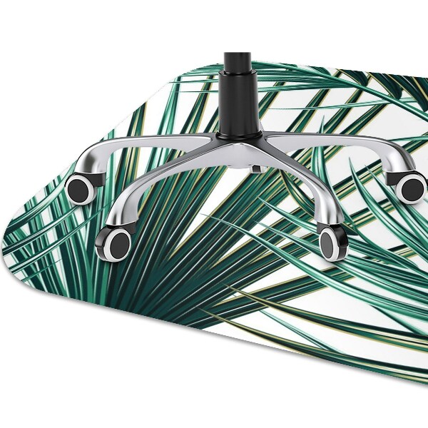 Computer chair mat palm leaf