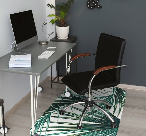 Computer chair mat palm leaf