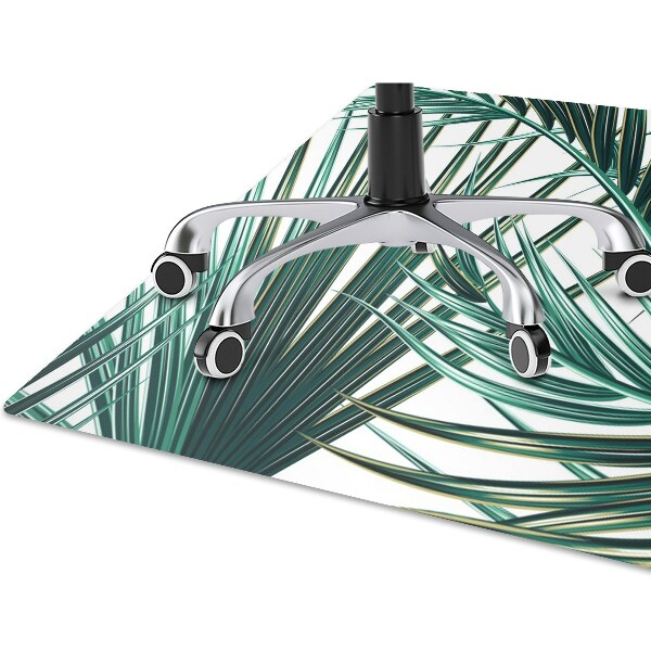 Computer chair mat palm leaf