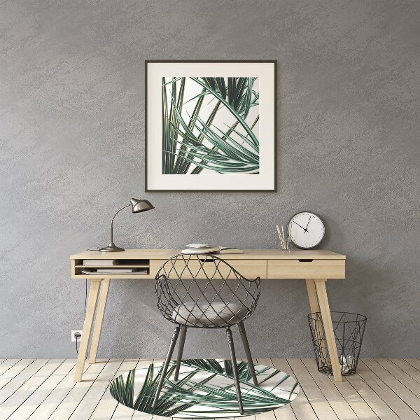 Computer chair mat palm leaf