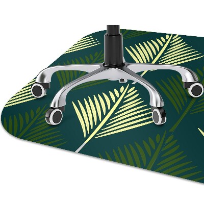 Computer chair mat palm leaf