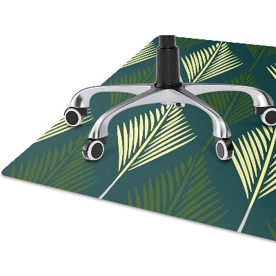 Computer chair mat palm leaf